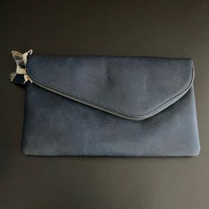 Dia & Co. clutch purse brand new. navy blue.